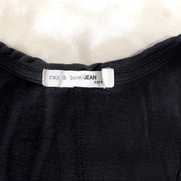 Plain black rag & bone tank top - Picture 2 of 2
